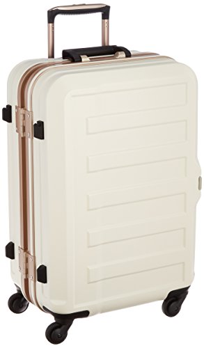 [レジェンドウォーカー] スーツケース フレーム ハードスーツケース 4輪 消音/静音キャスター 5088-55-ブラック 保証付 47L 61 cm 4.1kg アイボリー