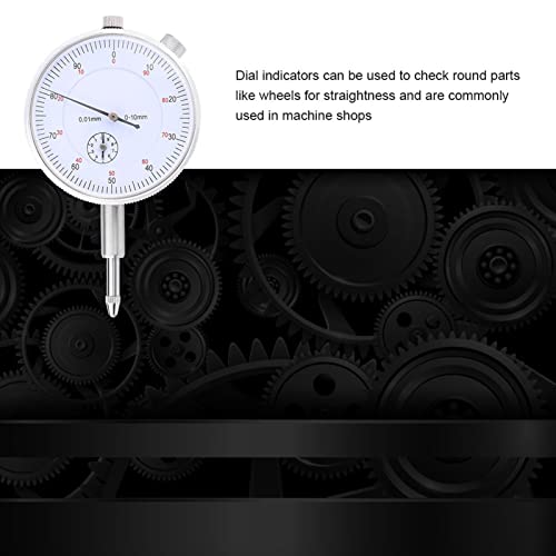 AKLOSIPY M Accuracy,High Measuring Tool for Shaft Run Out,Thrust,Gear Backlash - Metal Construction,Shaft Run Out Measurement,Metal Dial Indicator,Gear Backlash Tool,Precise Measuring
