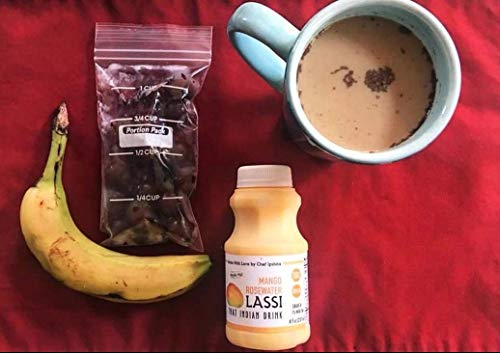 Alphonso Mango Rosewater Lassi By Indian Milk & Honey - 8 Oz, Pack Of 12, That Indian Drink, Chef Crafted Probiotic Drinkable Yogurt Smoothie #TOP5