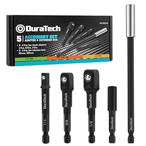 DURATECH 5PC adapter- en verlengsto...