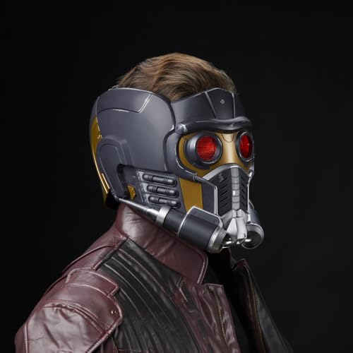 Hasbro Marvel Legends Series, Casque électronique Premium Star-Lord avec Son et lumière, Article de Cosplay pour Adultes