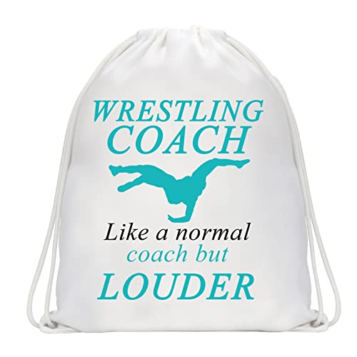 CMNIM Wrestling Coach Gifts Wrestler Gifts for Wrestling Coach Definition Drawstring Bag Backpack (Wrestling Coach Drawstring Bag)