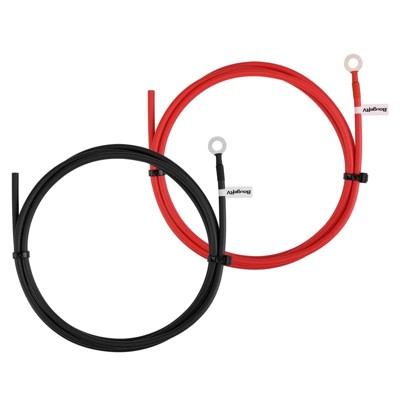 Câble d'extension solaire 2,4m BougeRV 10 AWG pour contrôleur et batterie de camping-car