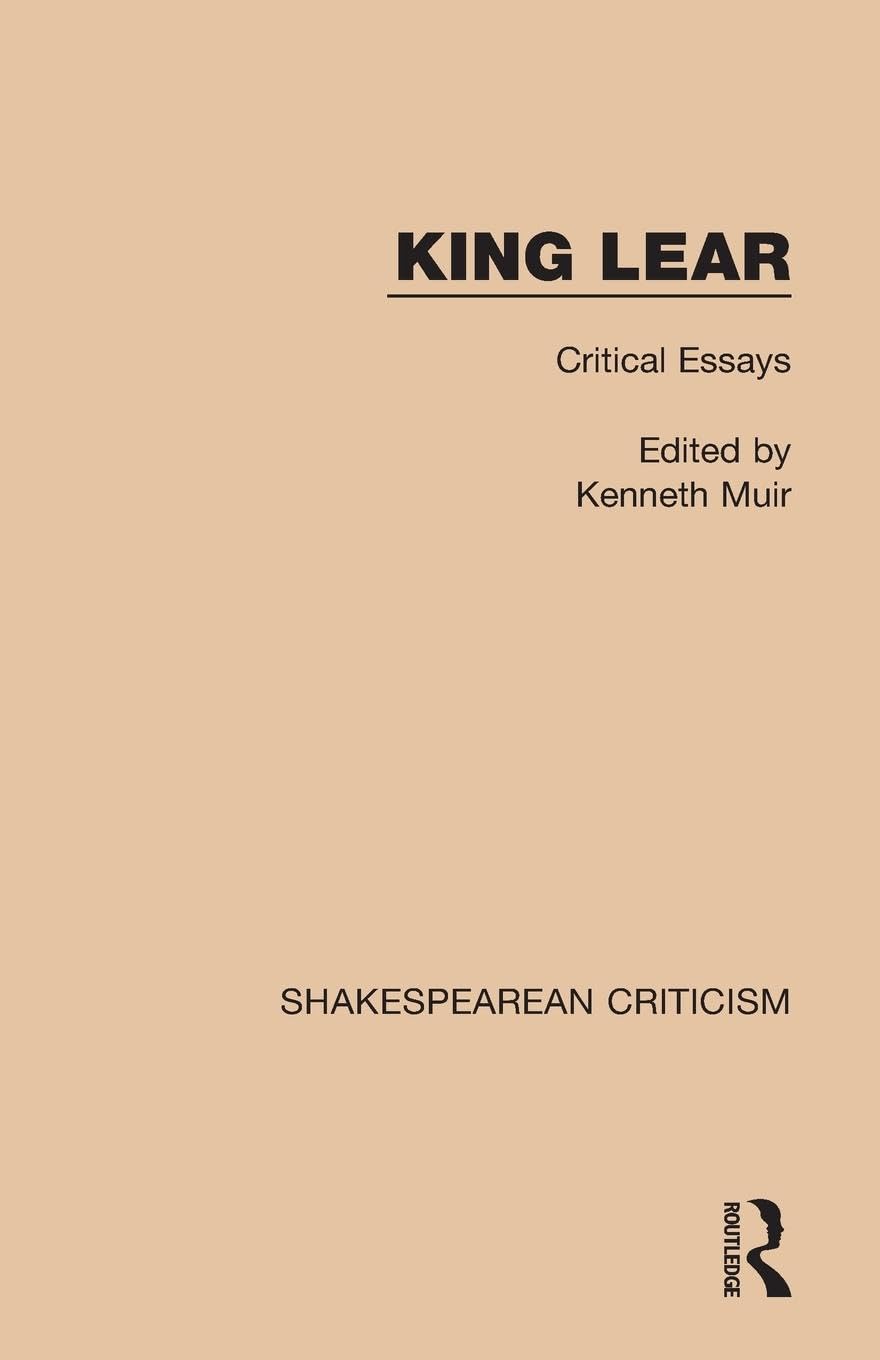 King Lear (Shakespearean Criticism)