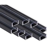 Profilé Aluminium 1m Pour Bande LED – Barre Rigide 1715H + Couverture, Argent