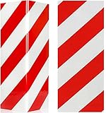 Contiene: Compuesto por 1 unidad de 40cm x 20cm flexible, lo que las hace válidas para utilizarlas en esquinas y paredes y 1 unidad 40cm x 20 cm lisas, ideales para proteger el parachoques de tu coche o evitar arañazos al abrir la puerta del vehículo contra la pared o muro.