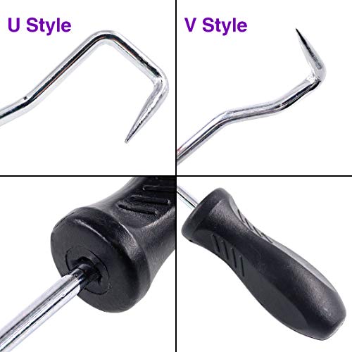 Swpeet 3Pcs Flexible Heavy Duty 9409A Hose Clamp Pliers With Hose Clamp Removal Hook Set Perfect For Use In Any Position | Works On 18Mm-54Mm Hose Clamps #TOP4