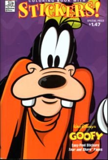 Paperback Coloring Book with Stickers: Goofy (Disney) Book