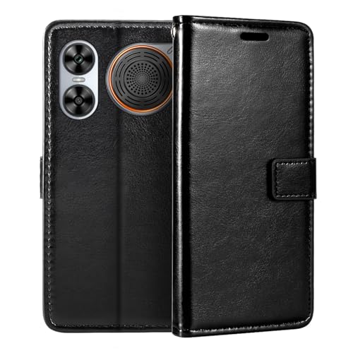 Shantime ���U�[�P�[�X Doogee M30 �Ƃ̌݊������� �r�W�l�X�f�U�C�� �}�O�l�b�g�蒠�^ 3�J�[�h���[ �ʐ^���� �B�����z�t��(�u���b�N)