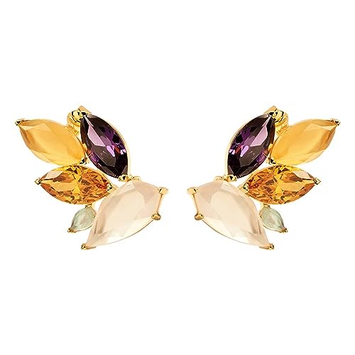 Boucles d'oreilles P DE PAOLA, le cadeau idéal en argent plaqué or pour femme