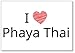 Mundus Souvenirs - Ich Liebe Phaya Thai, Kühlschrankmagnet (Design 3)