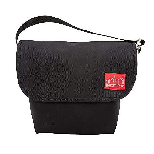 Manhattan Portage Vintage Messenger Bag, Black, Medium #TOP1