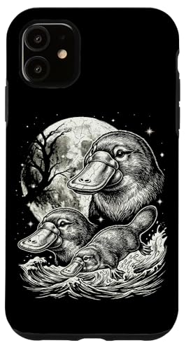 Platypus 90�N��X�^�C�� ���B���e�[�W ���I Y2K �J���m�n�V �O���t�B�b�N �X�}�z�P�[�X iPhone 11 �p