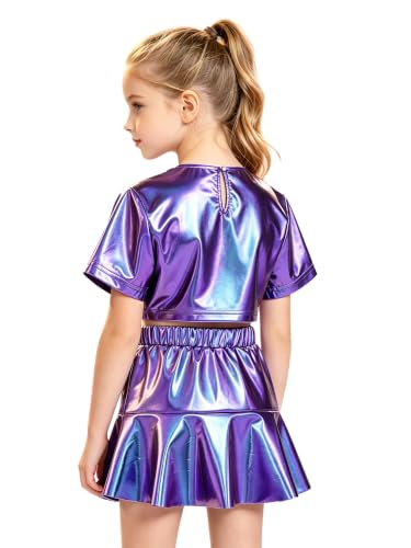 Camiseta de cumpleaños y traje latino Jugaoge: el conjunto de dos piezas para regalar a niñas 2