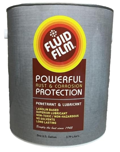 Fluid Film Gallon with Pro Undercoating Gun, 2 Quart Bottles, 2 Wands, and 50 Rust Plugs