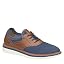 Navy Knit/Tan Full Grain