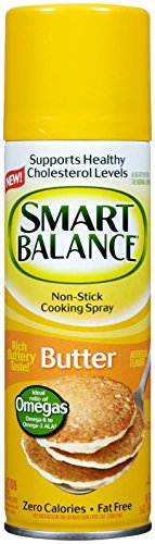 Smart Balance Non-Stick Cooking Spray, Butter Flavor, 5 oz