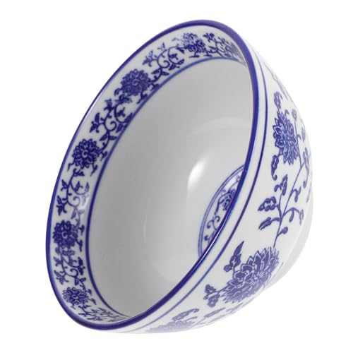 Amosfun Ciotola in Porcellana e Bianca Scodella Riutilizzabile Ciotola Da Dessert Di Cereali Del Cibo Per La Cena Per Alimenti in Ceramica Da Portata Zuppiera