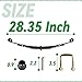XUANYUDG0769 Heavy Duty 4-Leaf Golf Cart Rear Leaf Spring with Bushings and Sleeves for EZGO TXT 1994-up