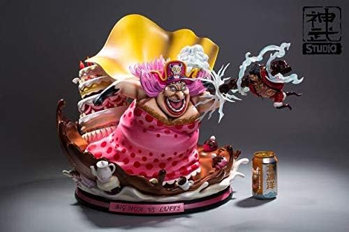 Amazon 交渉あり 未使用 神武 Studio ワンピース フィギュア ビックマムvsルフィ 海外完成品 高60cm 検索用 リペイント改造 一品物 Pop フィギュア ドール 通販