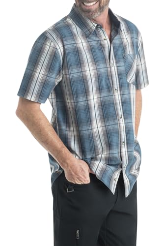 Legendary Whitetails Men's Poplin Short Sleeve Button Down Shirt4