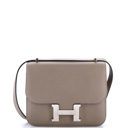 Hermès, Pre-Loved Constance Bag Epsom 18, Gris Asphalte