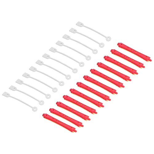 Luqeeg 12 Varillas Permanentes, Rulos para Rizar el Cabello, Rulos de Plástico para Permanente, Rizadores de Pelo con Ondas Frías para Cabello, Varillas Largas y Frías