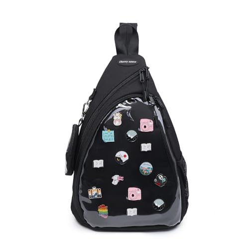 CHERRY SAUCE Oxford Ita Bag Kawaii Pin Display...