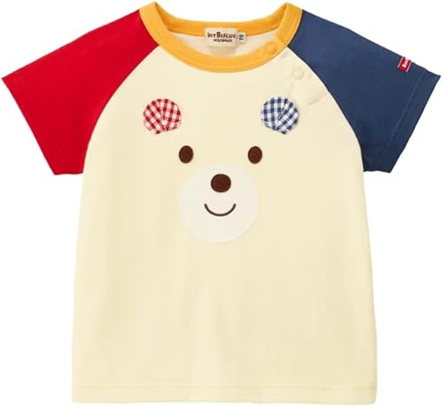 ミキハウス くまのお顔 動物 Tシャツ キッズ 5歳 6歳 110cm