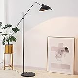 Crayom Swing Arm Standing Lamp Exquisite Marble Base Vertical Lighting Wrought Iron Foot Switch...
