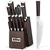 Kitchen-Knife-Set-Authentic-Damascus-Steel-Ultra-Sharp-Ergonomic-Non-slip-Wood-Handle-Chef-Knife-Block-Set-with-Built-in-SharpenerLuxury-Gift-for-HolidaySilver-12PCS Kuisine Kitchen Knife Set,Damascus Steel Ultra Sharp, Ergonomic Non-slip Wood Handle, Chef Knife Block Set with Built-in Sharpener,Luxury Gift for Holiday(Silver, 12PCS)