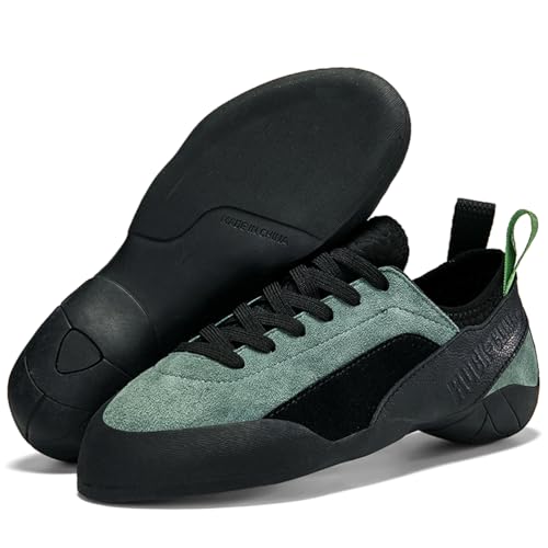 PENXZT Zapatos De Escalada Hombres Pies de Gato Principiantes Antideslizante,Agarre Fuerte,Apto para Principiantes en Escalada Indoor,A,38 EU