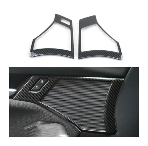 Cache-Haut-parleurs portière Mazda 3 finition fibre de carbone E exclusive