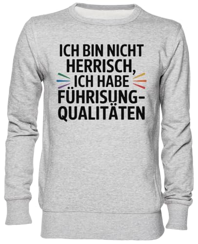 Sweat-shirt gris humour à offrir en cadeau original pour collègue