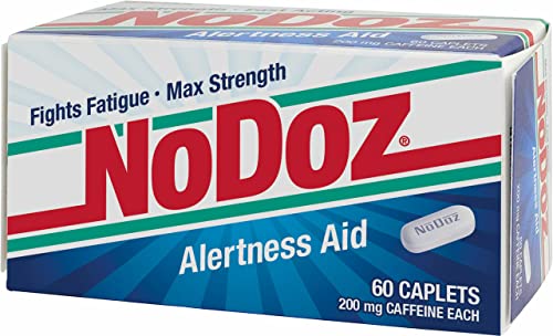 Nodoz 200Mg Caffeine Pills Maximum Strength, 120 Caplets #TOP1