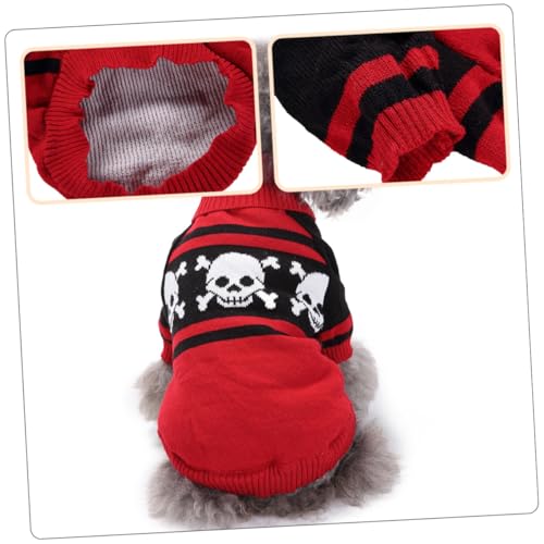 Disfraz Halloween para perro Yardwe XL calavera miniatura 4