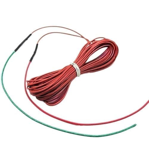 Lcuvimpex Heizkabel Kohlenstofffaser-Silikonkautschuk 73W 10m