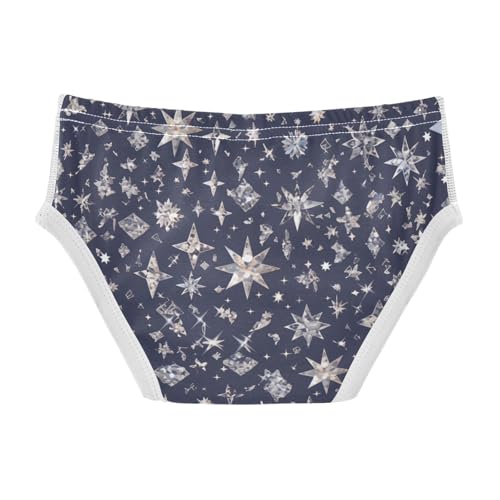 Sliver Glitter Texture Silver Sparkle Toddler Boys Pure Cotton Kids Underwear Cute Children Undies2