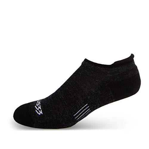 Image of USA Made - Micro Cushion No Show Tab Socks - Running Socks - Merino Wool - Mountain Heritage