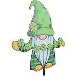 TIDTALEO St Patrick’s Day Outdoor Yard Sign Stake Acrylic Festival Garden Lawn Decor Holiday Decoration