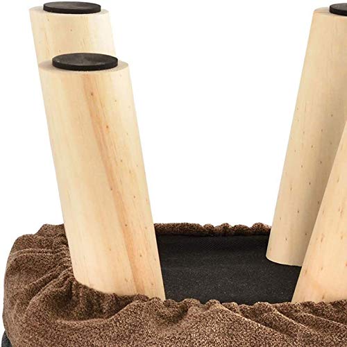 Taburete cuadrado multifunción para salón y dormitorio moderno 5