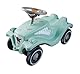 BIG Bobby Car Classic Green Sea - Rutschauto ab 1 Jahr im bunten Meeres-Design mit grauem Sicherheits-Lenkrad und Hupe, für Kinder von 1-5 Jahre (bis 50 kg), salbei mit Aufklebern