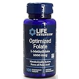 Life Extension Optimized Folate (l-methylfolate), 1000 Mcg, Vegetarian Tablets, 100-Count