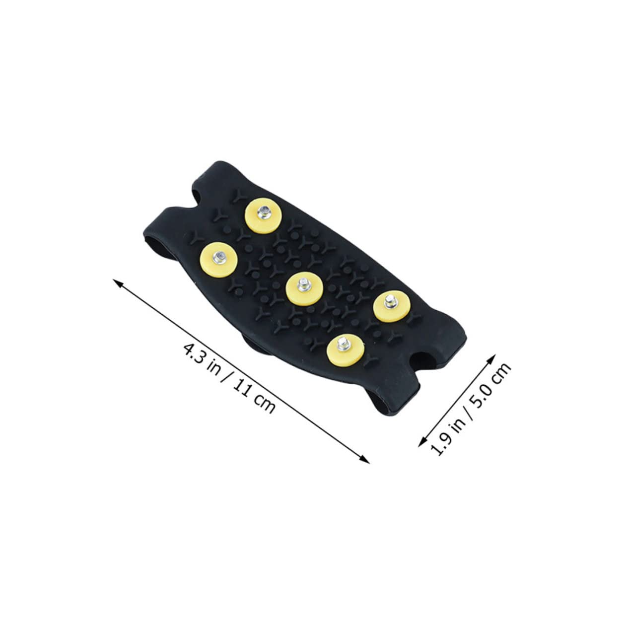 Ipetboom Crampons pour Chaussures Tpe Antidérapants 2 Paires pour Marche en Neige et Course
