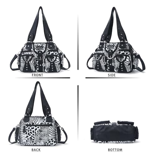 Image of Angel Kiss Small Purse Handbag for Women Crossbody and Shoulder Bags Multipocket Soft Hobo Purses