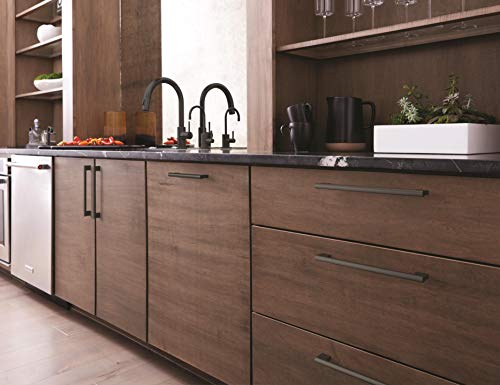 Amerock | Cabinet Pull | Matte Black | 6-5/16 inch (160 mm) Center to Center | Versa | 1 Pack | Drawer Pull | Cabinet Handle | Cabinet Hardware by Amerock - Image 2