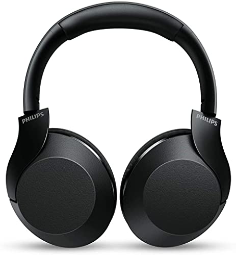 Philips Audio Wireless Bluetooth Over-Ear Headphones Noise Isolation Stereo With Hi-Res Audio, Up To 30 Hours Playtime With Rapid Charge (Noise Isolation), Black (Ph05) (Renewed) #TOP4