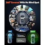 Vantrue E360 ACE 5.2K 360° Panoramic WiFi Dash Cam, Handheld Action Camera, STARVIS 2, HDR, IR Night Vision, Front Rear Inside Dashcam, Voice Control, GPS, 24/7 Parking Mode, Support LTE & 512GB Max - Image 3