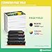 206A Toner Cartridges 4 Pack (with Chip) Works with HP Color Pro MFP M283fdw M283cdw, Pro M255dw M255nw, MFP M282nw M283 M282 M255 Printer | W2110A W2111A W2112A W2113A 206X W2110X