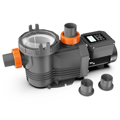 3HP Pool Pump,Variable Speed with Self Primming Above/Inground Pool Pump